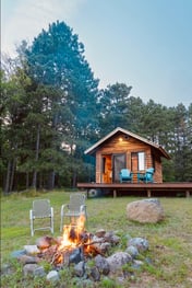 Cabin in The Woods of Big Rock Creek