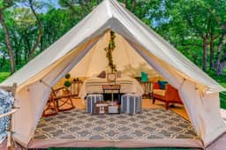 Lovers Lookout Glamp Tent 1 at Big Rock Creek - Image 4
