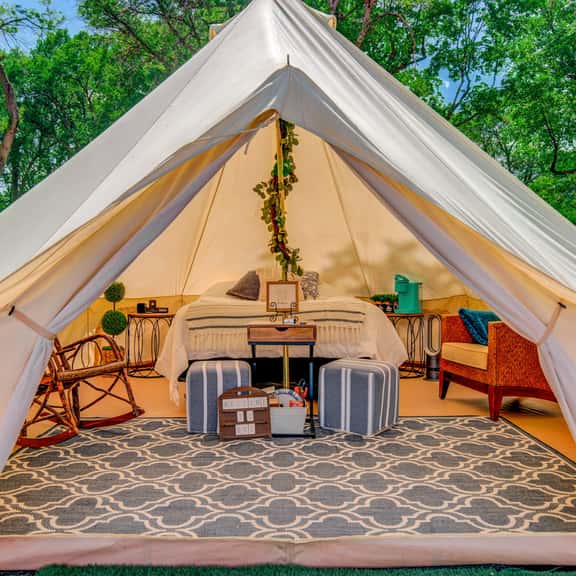 Lovers Lookout Glamp Tent 2 at Big Rock Creek - Image 1